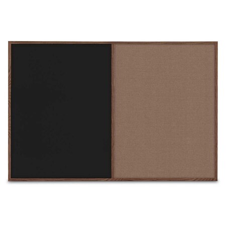 United Visual Products Slim Style Indoor Enclosed Radius Corkbo UVRDS42SB-BRONZE-BLACK